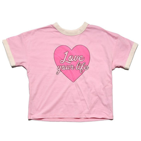 【130/140/150cm】ハートロゴTシャツ3124302j【NEWO/ネオ】